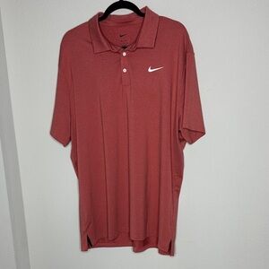 Nike Men's Polo Shirt in Rich Red